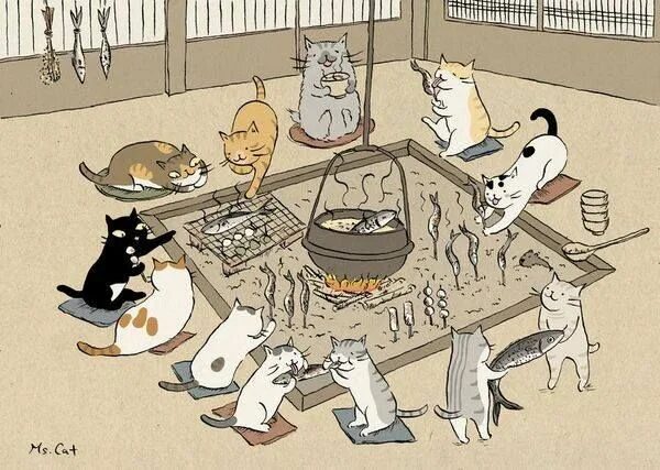 Кошка мс. Голодные коты. Рисунок с юмором с котами. Голодные коты юмор. Голодный котик рисунок.