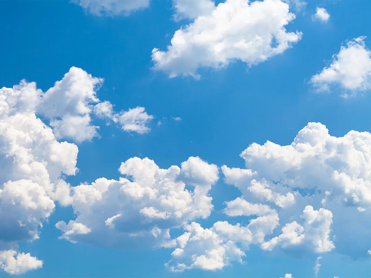 The clouds are in the