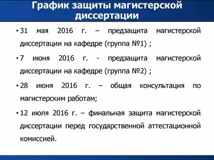 Сроки защиты диссертации