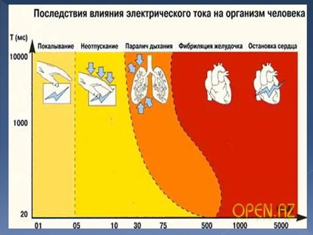 Влияние электрического тока на человека. Химическое воздействие тока на человека. Последствия воздействия электрическим током. Перечислите действие электрического тока на человека. Виды воздействия тока на человека.