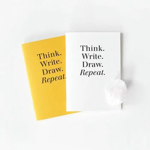 Think and write. Think and write