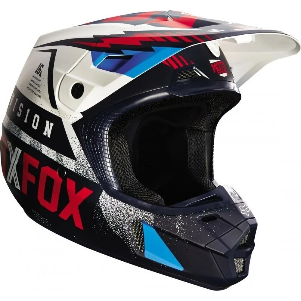 Fox v2. Шлем fox v2. кроссовый шлем fox v2. шлем кроссовый fox v2 murc. шлем fox v2 бело голубой.