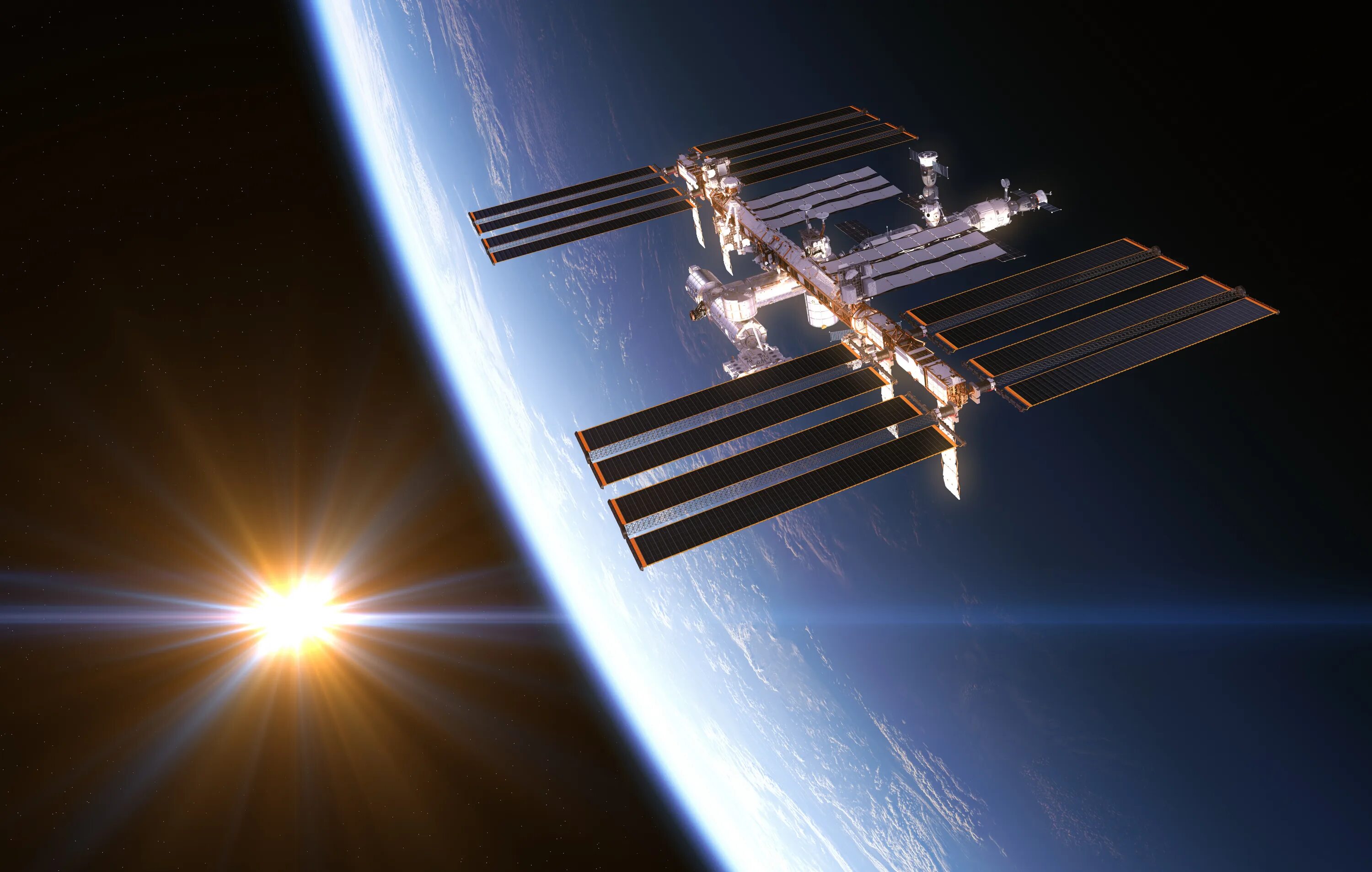 Международная Космическая станция ISS. МКС 2001. Космическая орбитальная станция МКС. Орбитальная Космическая станция «Вояджер».