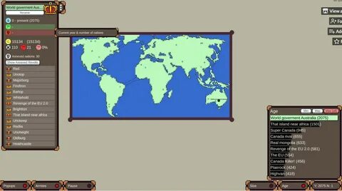 Ages of conflict world