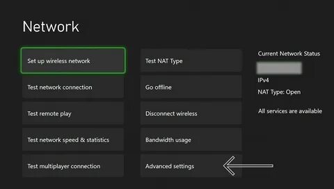 Поменять dns на xbox