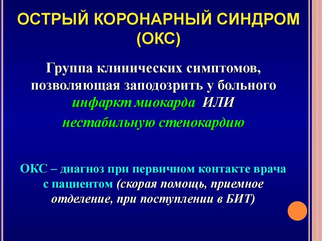 Сайт окс. Окс клинический диагноз. Острый инфаркт миокарда Окс острый коронарный синдром симптомы. Клиника острого коронарного синдрома патогенез диагностика. Острый коронарный синдром презентация.