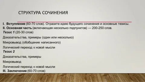 Подготовка к сочинению 13.1
