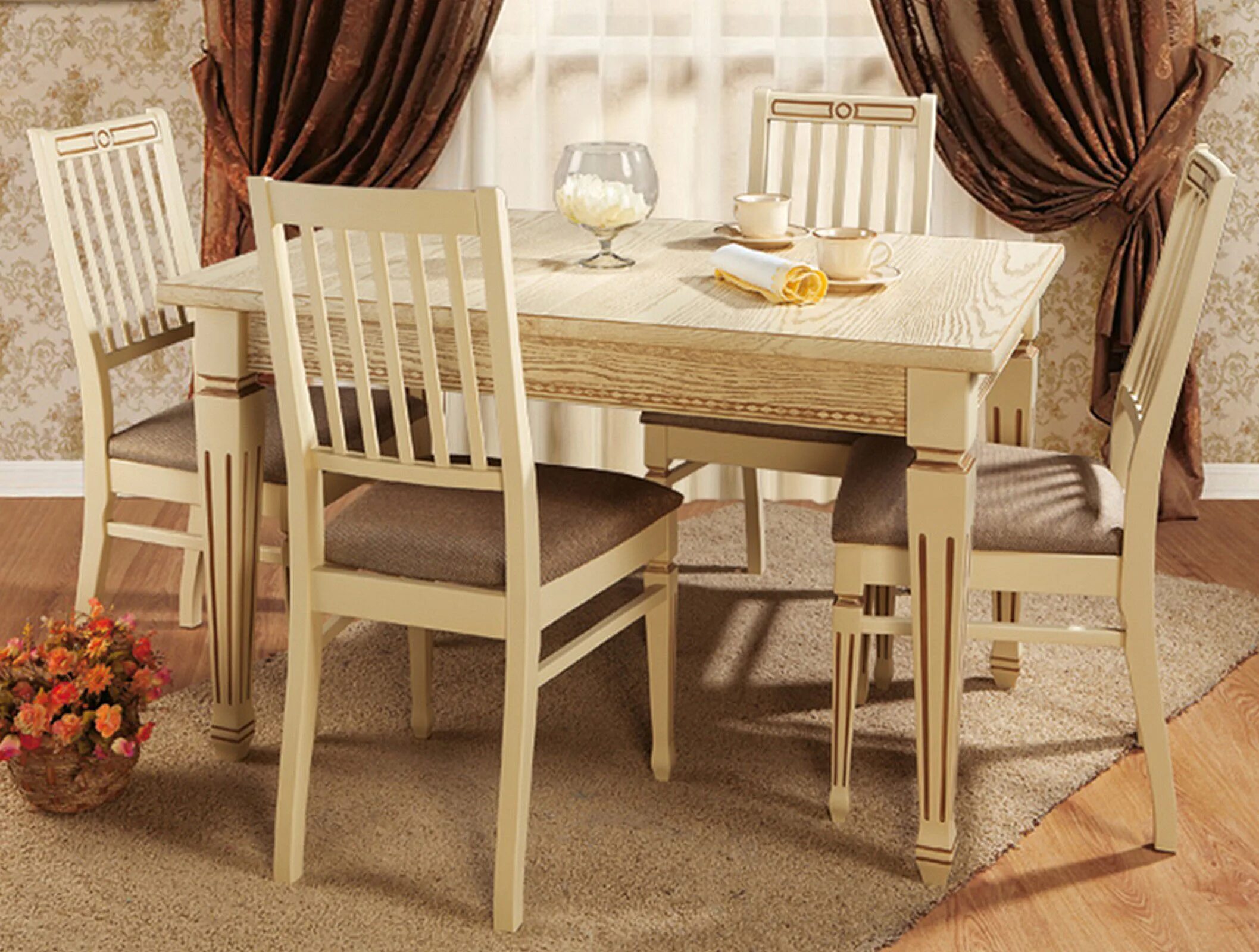 Бежевый цвет стола. 02. Обеденный стол в светлую кухню. Кухонные стеклянные столы и стулья. Бежевый стол на кухню.