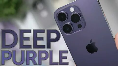 Deep purple iphone 14