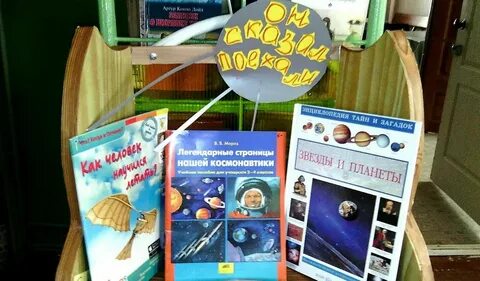 Название книжной выставки о космосе