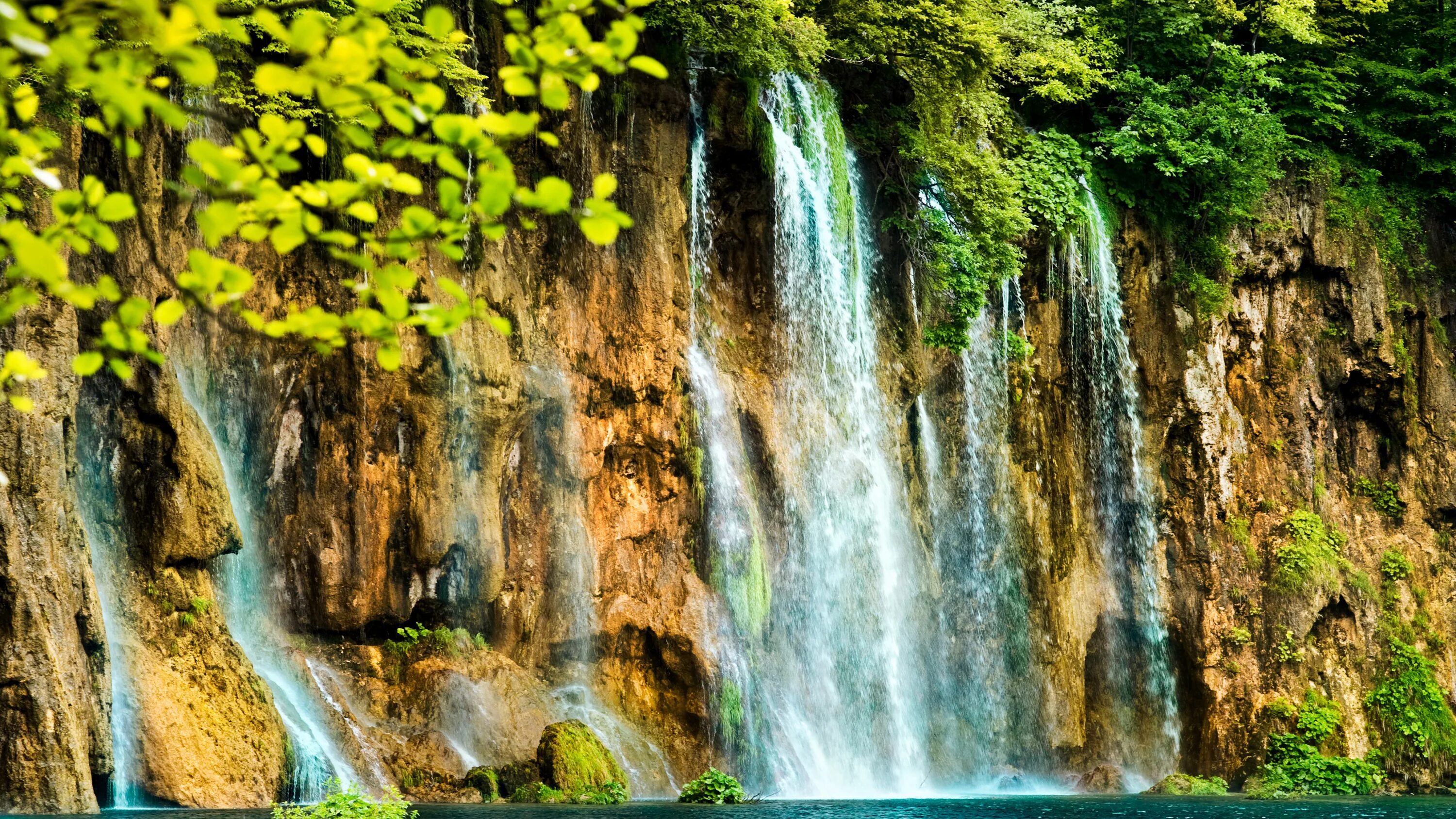 Плитвицкие озёра Хорватия. Гидиб водопад. Босфорский водопад. Красивая природа. Видео со звуками природы