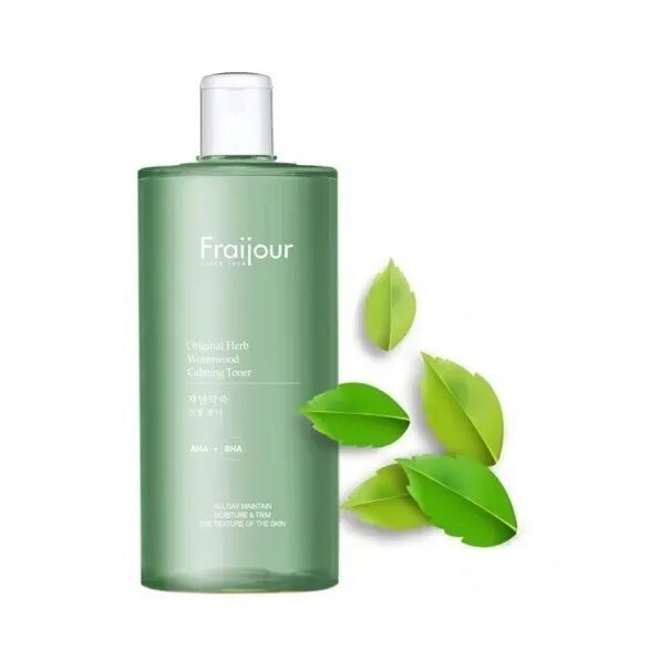 Fraijour original wormwood calming. Fraijour Original Herb Wormwood Calming Toner. Fraijour тонер для лица. Fraijour тонер для лица - Original Herb Wormwood Calming Toner, 500мл. Тонер с полынью Fraijour.