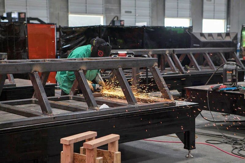 Manufacturing plant. Fabrication Plants.