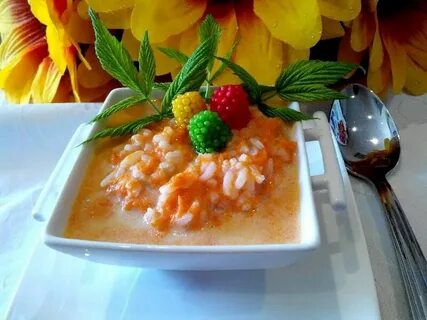 Рисовая каша на молоке с тыквой рецепт