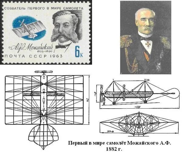 Первый самолет создатель. Изобретатель первого в мире самолета. Можайский изобретатель первого в мире самолета.