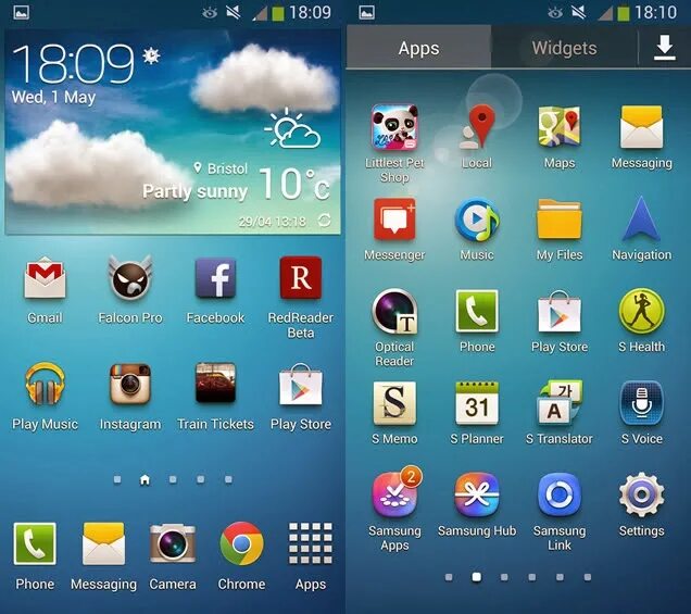 2. 4. 4. Интерфейс самсунг галакси. Установка samsung android.