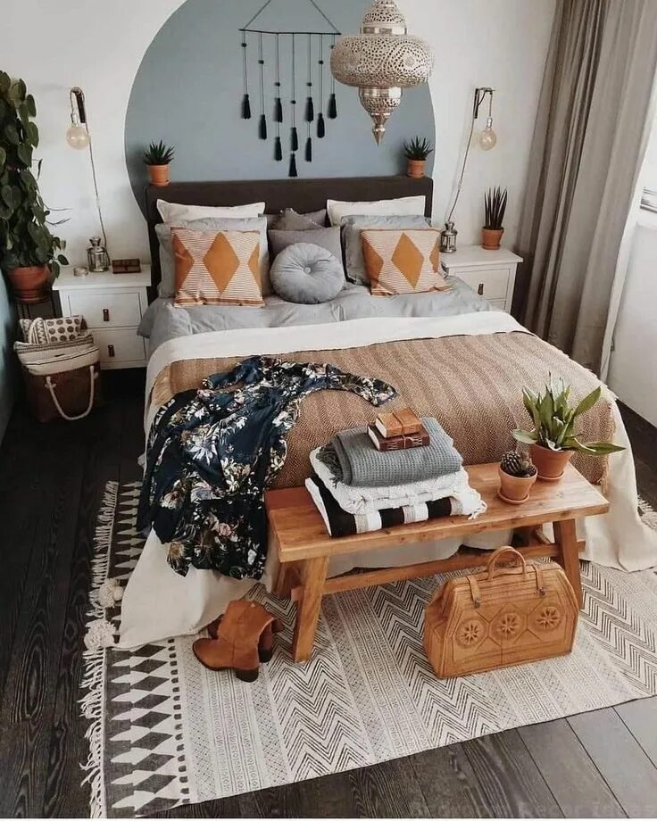 Boho Style Ideas for Bedroom Decors Bedroom decor, Bedroom design, Bohemian bedr
