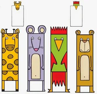 Закладки для книг из бумаги распечатать