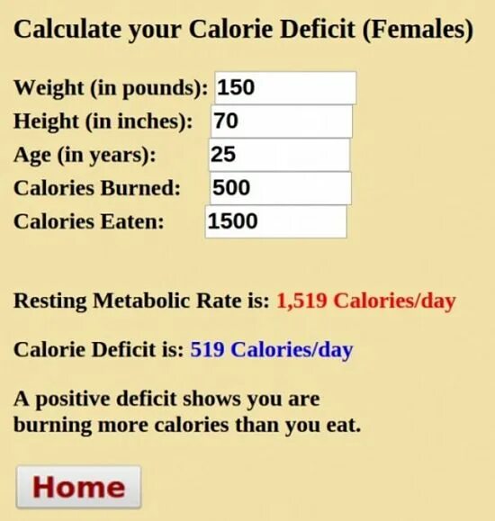 Calculate for as