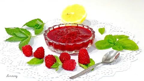 Малина с лимоном