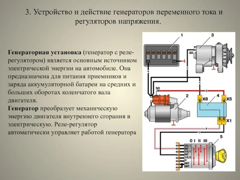 Источники питания генератора. Реле регулятор генератора переменного тока. генераторное напряжение. принцип действия генераторной установки. регулятор напряжения генератора переменного тока.