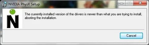 The currently installed version