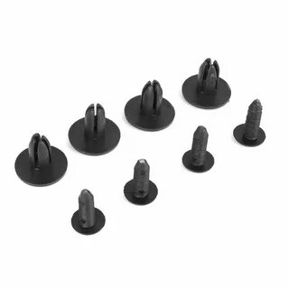 Fydun Voiture Rivets Attache Fender Bumper Push Clip 100Pcs 8mm Trou Noir p...