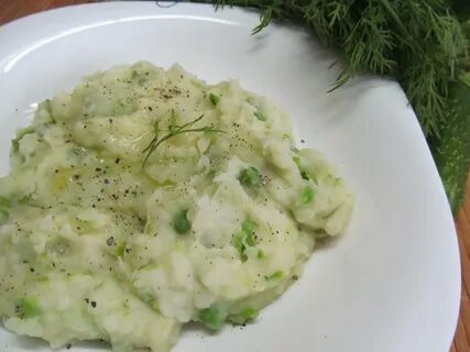 Пюре с зеленым луком