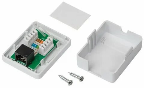 Розетка компьютерная rj 45 накладная