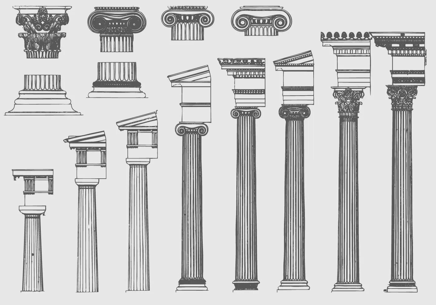 Элементы древности. Дорический ордер древней Греции. Древняя Греция дорический ионический и Коринфский ордеры. Коринфский ордер Греция. Архитектурные ордера древней Греции.