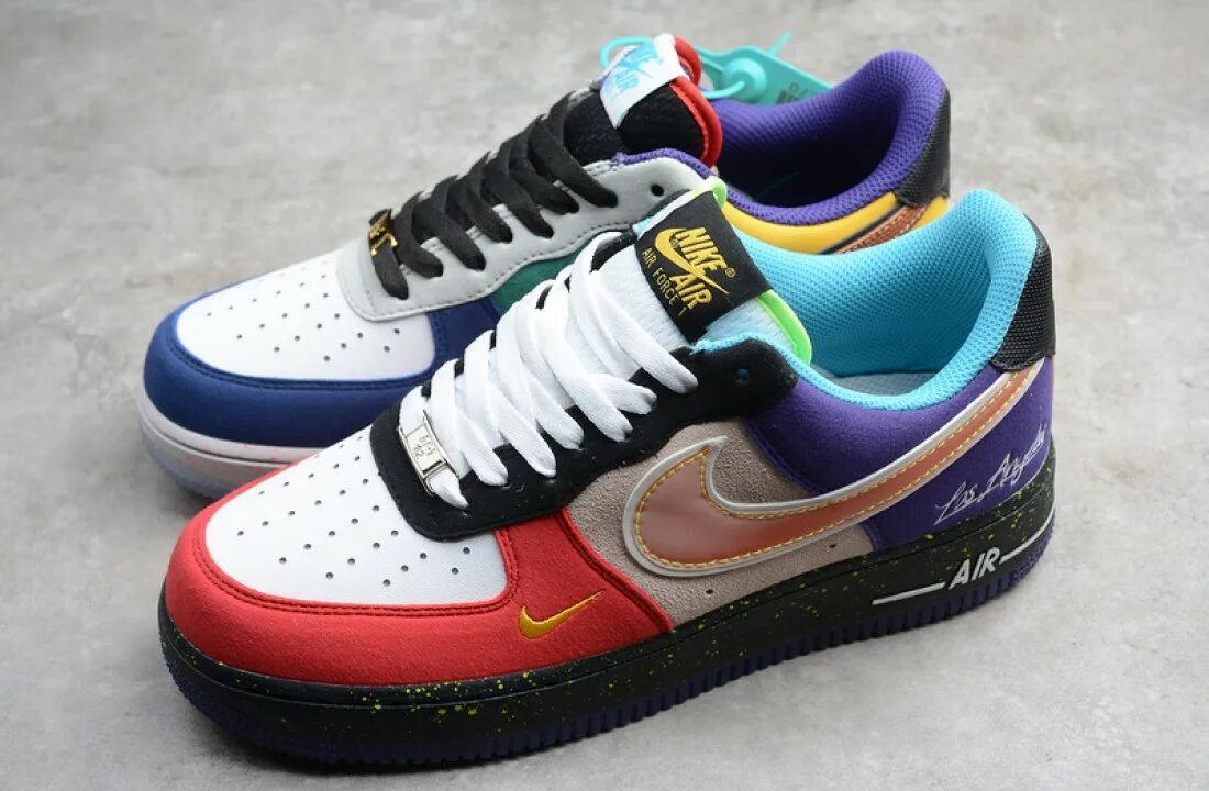 Nike Air Force 1 los Angeles. Nike Air Force 1 07 los Angeles. Nike Air Force 1 Low what the la. Nike Air Force la. Цветные кроссовки найк