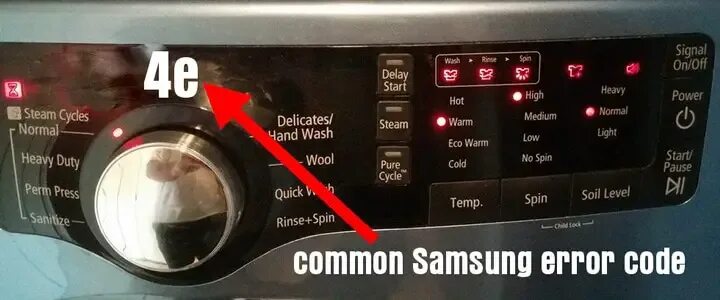 Стиральная машинка ошибка e4. Ошибка стиральной машины samsung. ошибки машинки самсунг. стиральная машинка самсунг ошибка 4е. стиральная машина самсунг коды ошибок 4е.