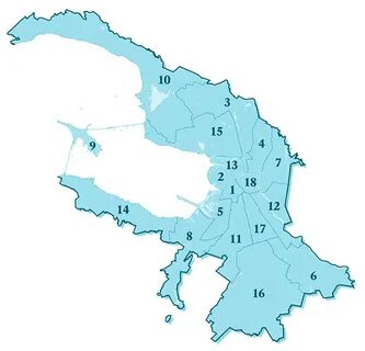 Контурная карта спб
