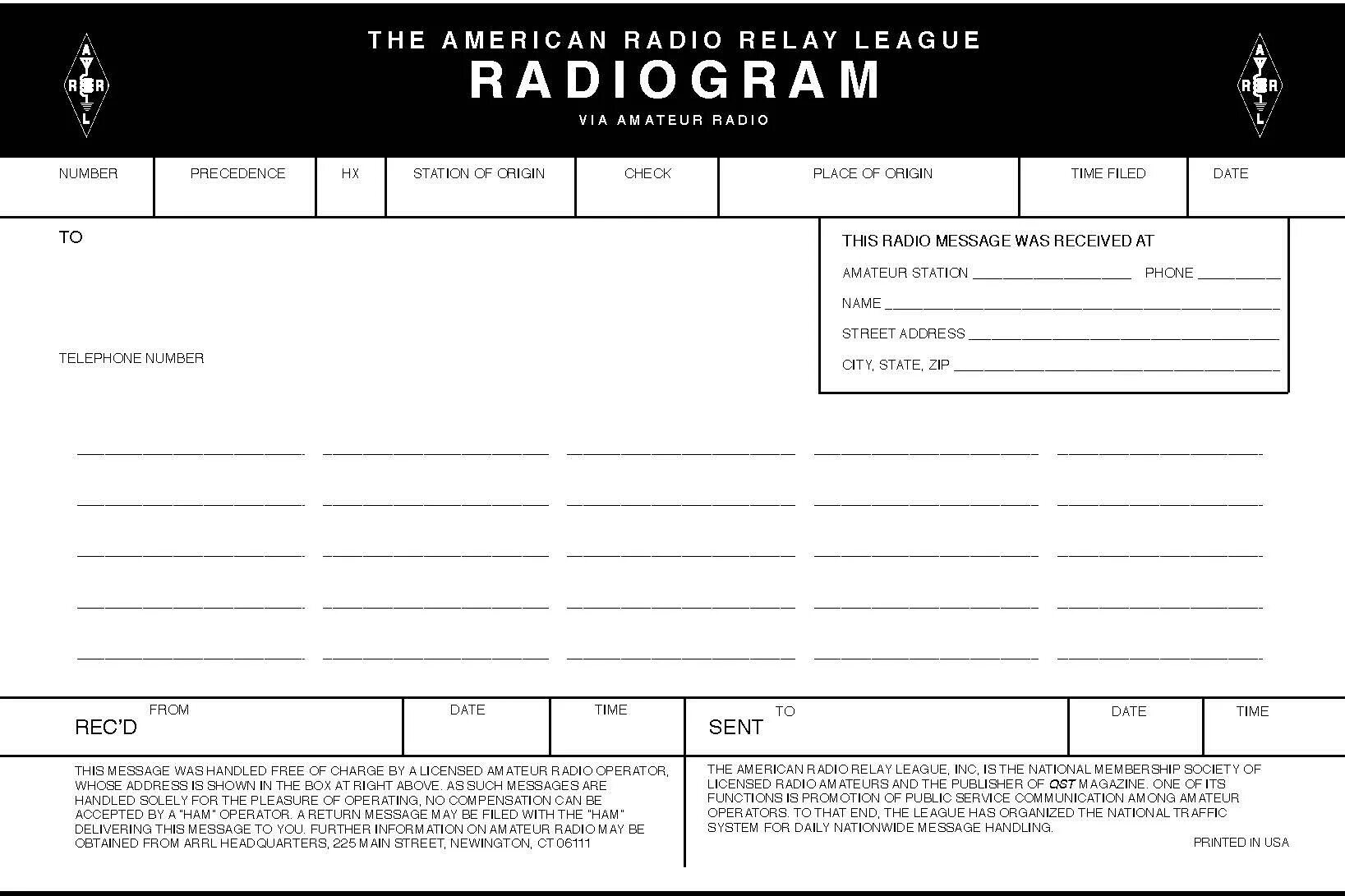 Message form