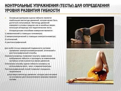 Какое упражнение развивает гибкость тест по физкультуре