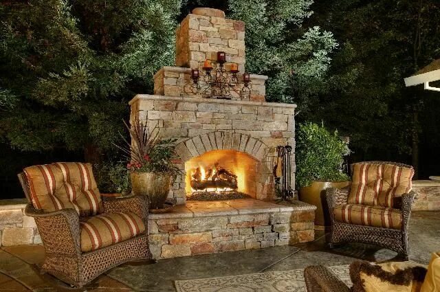 24 Covered Patio Ideas to Create the Ultimate Outdoor Living Space Outdoor firep
