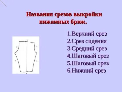 Формы срезов