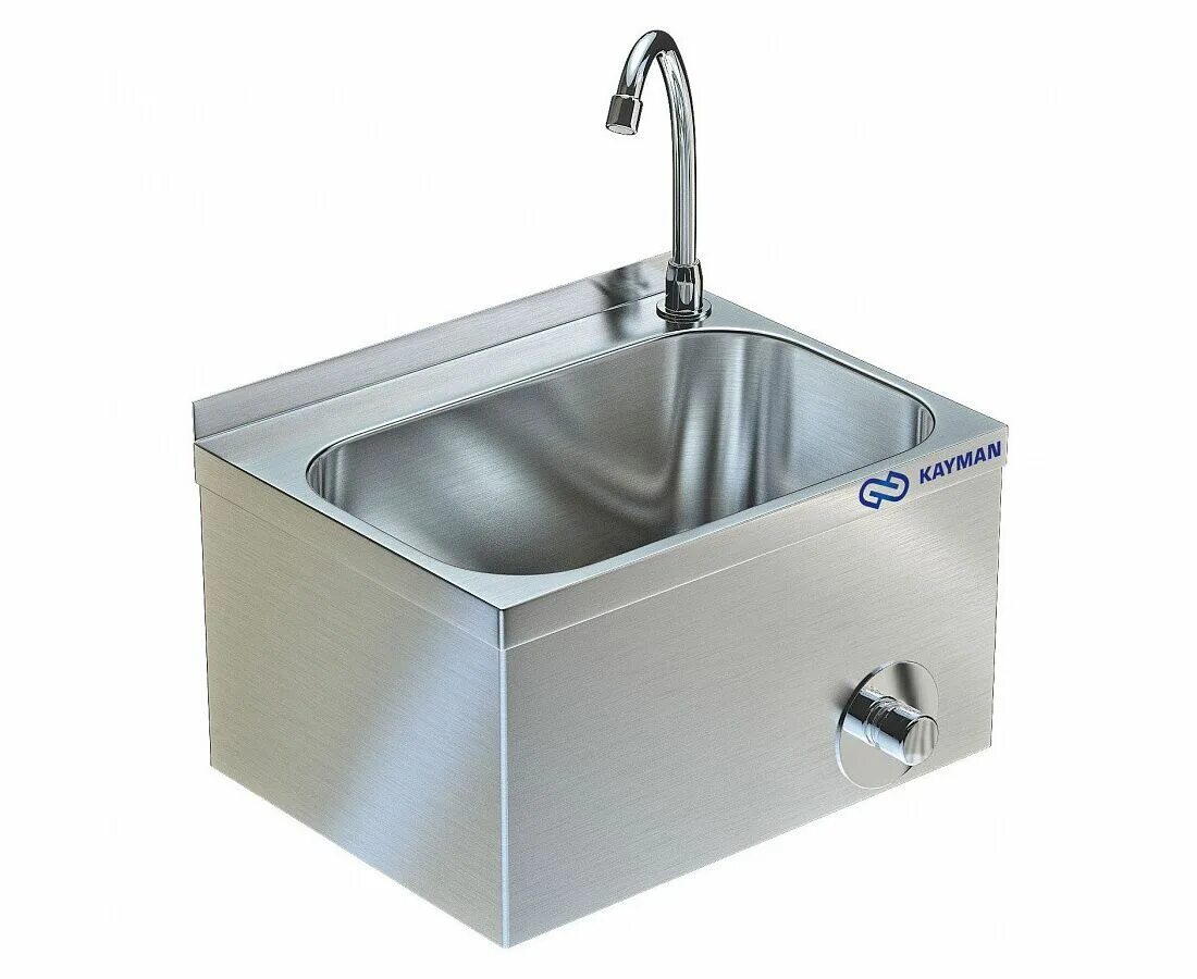 Нержавеющий подвесной умывальник с отверстием для смесителя slun 01. Рукомойник aisi 304. Раковина 56 см sanela slun 01. 01. Умывальник нерж.