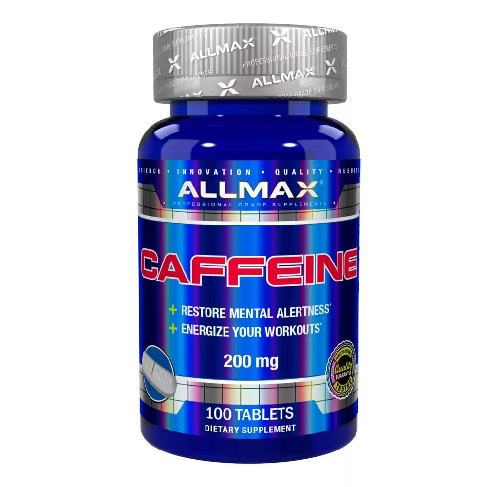 Таблетки без кофеина. ALLMAX Nutrition, кофеин, 200 мг. ALLMAX Caffeine кофеин 200 мг. 100 Табл. ALLMAX Nutrition Caffeine 200 мг (100 таб.). All Max таблетки 200мг.