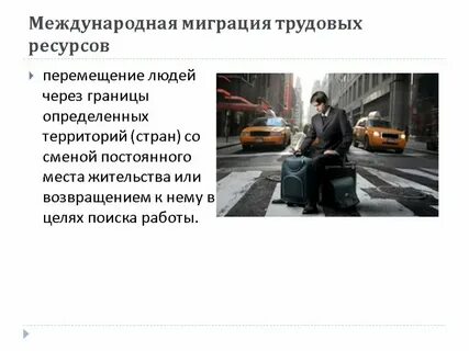 Трудовая миграция заключение