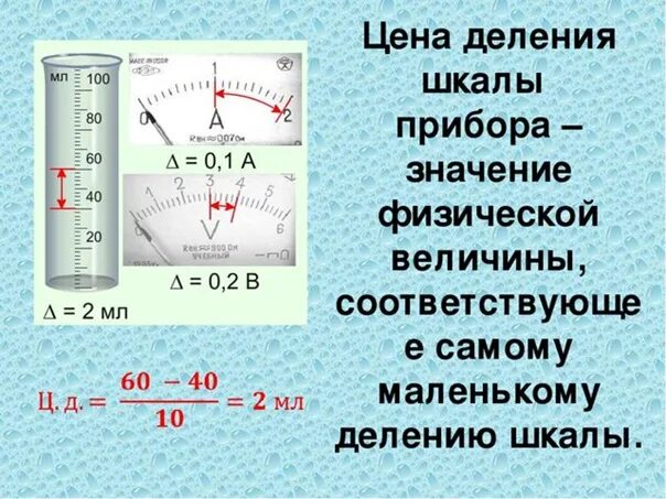 Как определить шкалу деления. Как вычислить цену деления шкалы. Цена деления прибора. Цена деления шкалы прибора это.