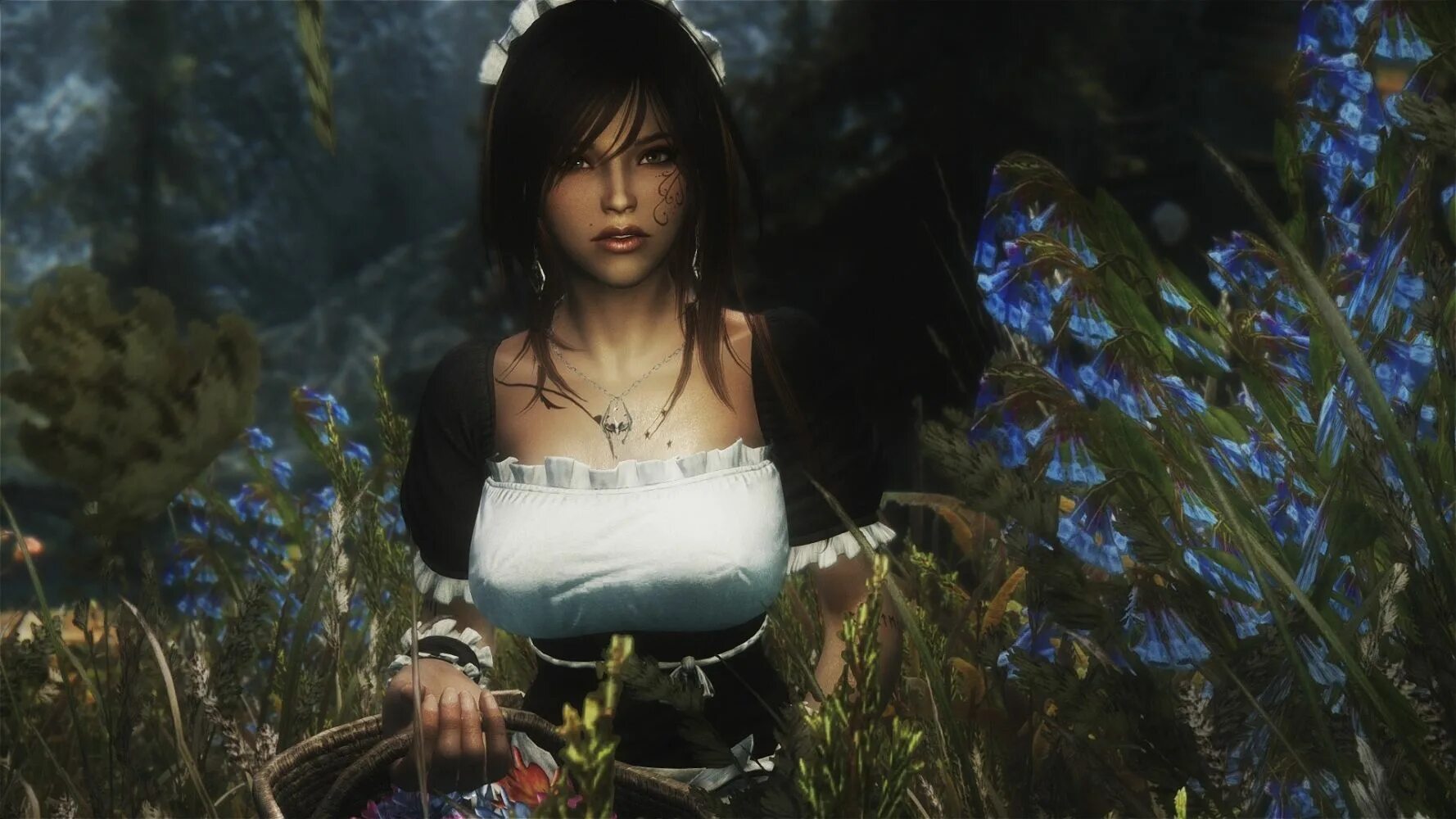 Мод девушка 18. Скайрим мод дианест. смертельные девицы скайрим. skyrim bikini maiden. флеш игра девушка в лесу.