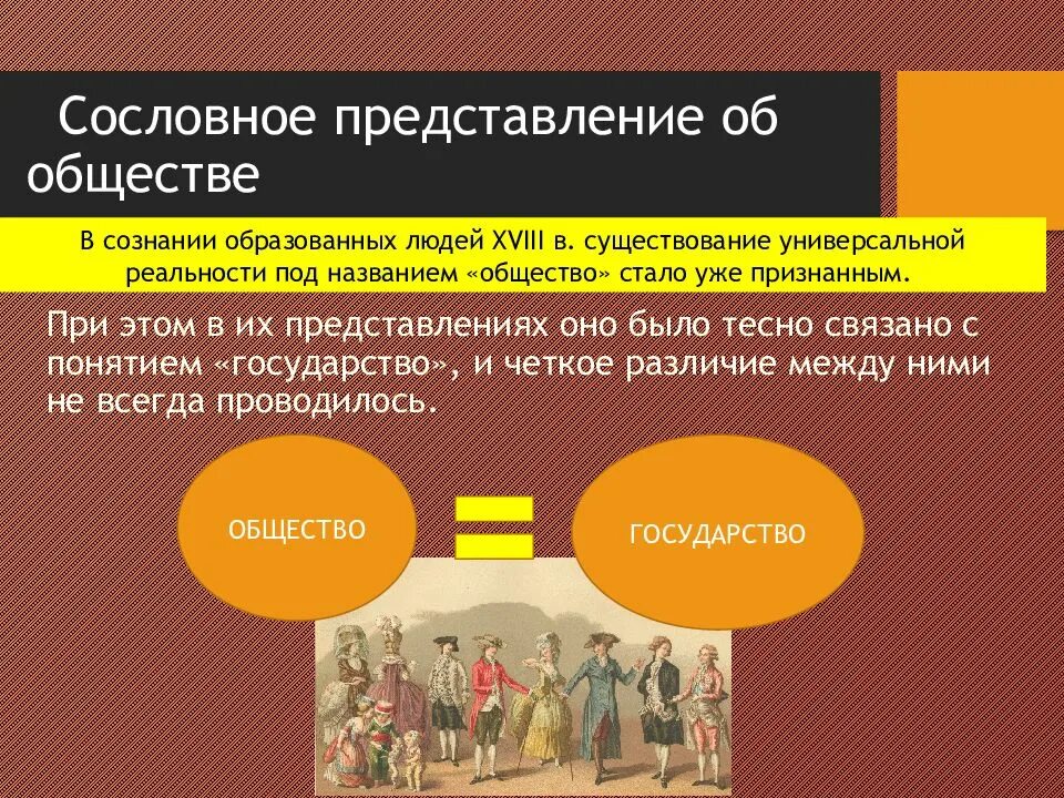 Дайте определение понятия сословная. Представление об обществе. сословное общество. сословная теория общества. сословная структура общества тип общества.