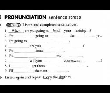 Sentence stress