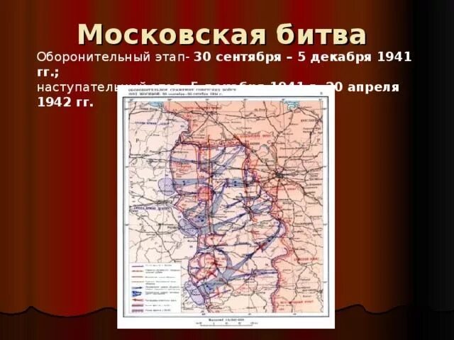 Оборонительный этап Московской битвы. Карта Московская битва 30 сентября 1941 20 апреля 1942. Битва за Москву оборонительный этап карта. Московская битва оборонительный этап и контрнаступление. Оборонительное сражение в районе луги