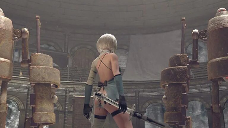 Играл в NieR: Automata? Смотри - сама 2B YoRHa в моей постели