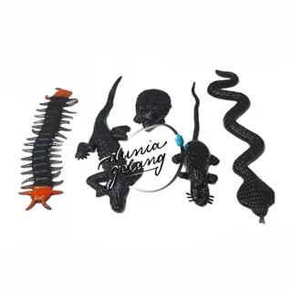 Mainan prank  sticky animal tikus cicak ular kalajengking buaya  mainan b...