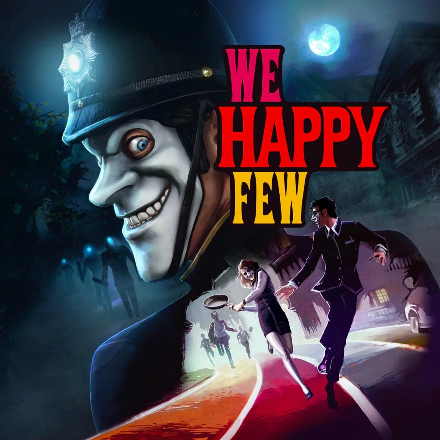 We happy few русском. We Happy few Джек. We Happy few (ps4). We Happy few ПС 4 диск. We Happy few обложка.