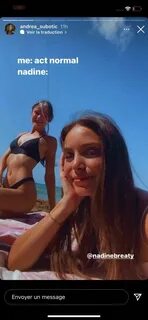 In bikini. r/nadinebreaty. 