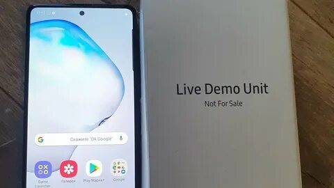 Live demo unit
